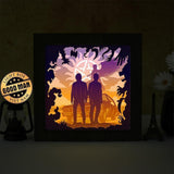 Supernatural Movie – Paper Cut Light Box File - Cricut File - 20x20cm - LightBoxGoodMan - LightboxGoodman