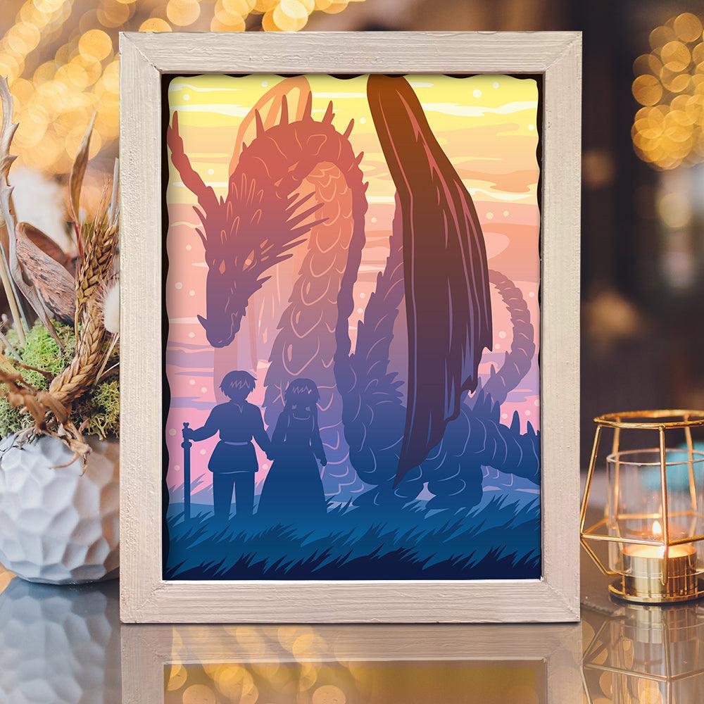 Tales from Earthsea 3D Dragon paper model