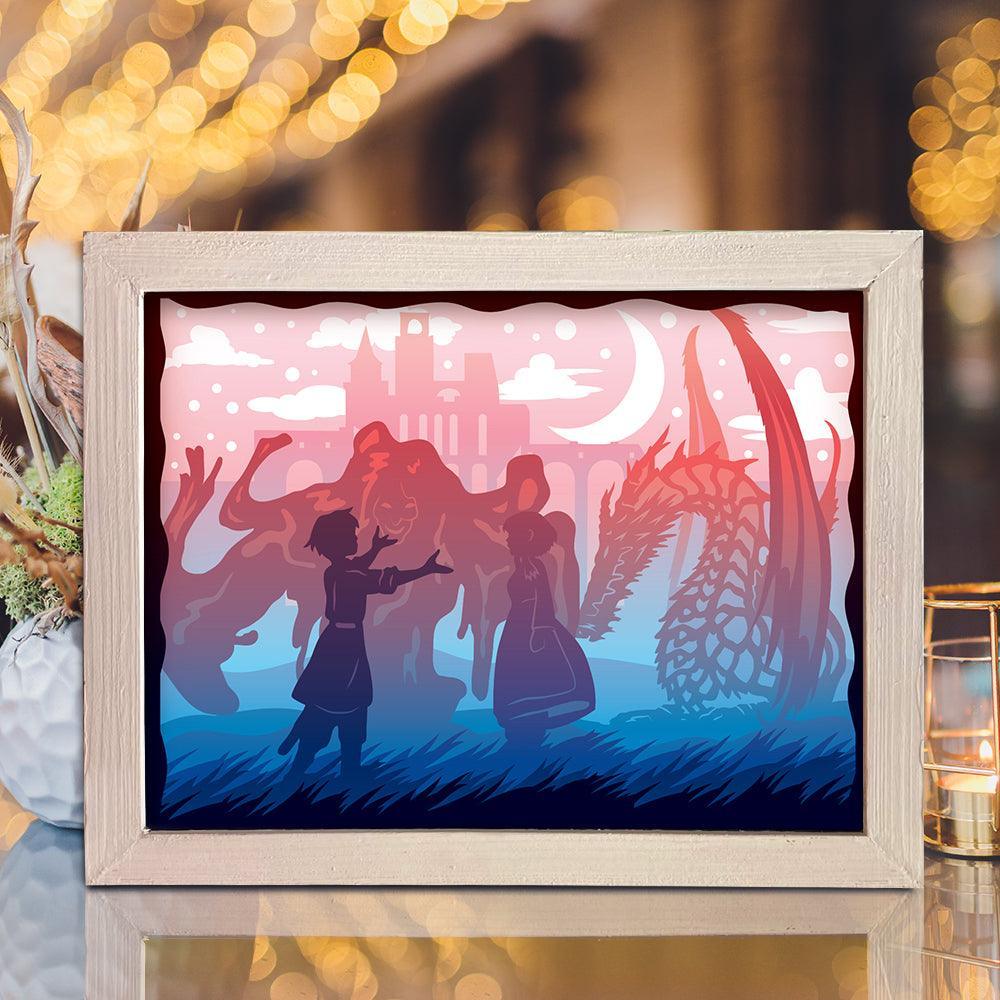 Tales from Earthsea - Paper Cut Light Box File - Cricut File - 20x26cm - LightBoxGoodMan - LightboxGoodman