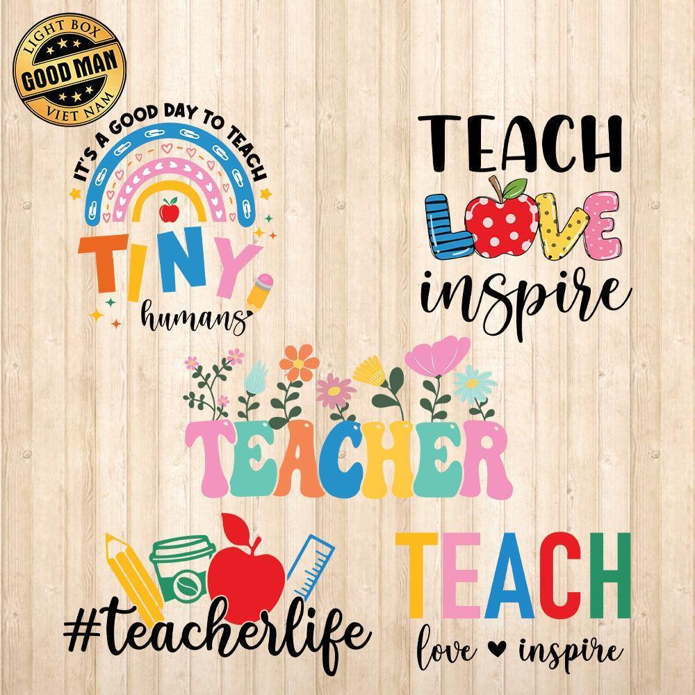 Teacher 2 - Cricut File - Svg, Png, Dxf, Eps - LightBoxGoodMan - LightboxGoodman