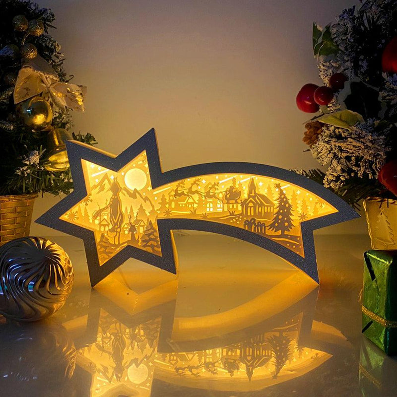 The Grinch 2 - Paper Cut Star Light Box File - Cricut File - 28x13.7cm - LightBoxGoodMan - LightboxGoodman