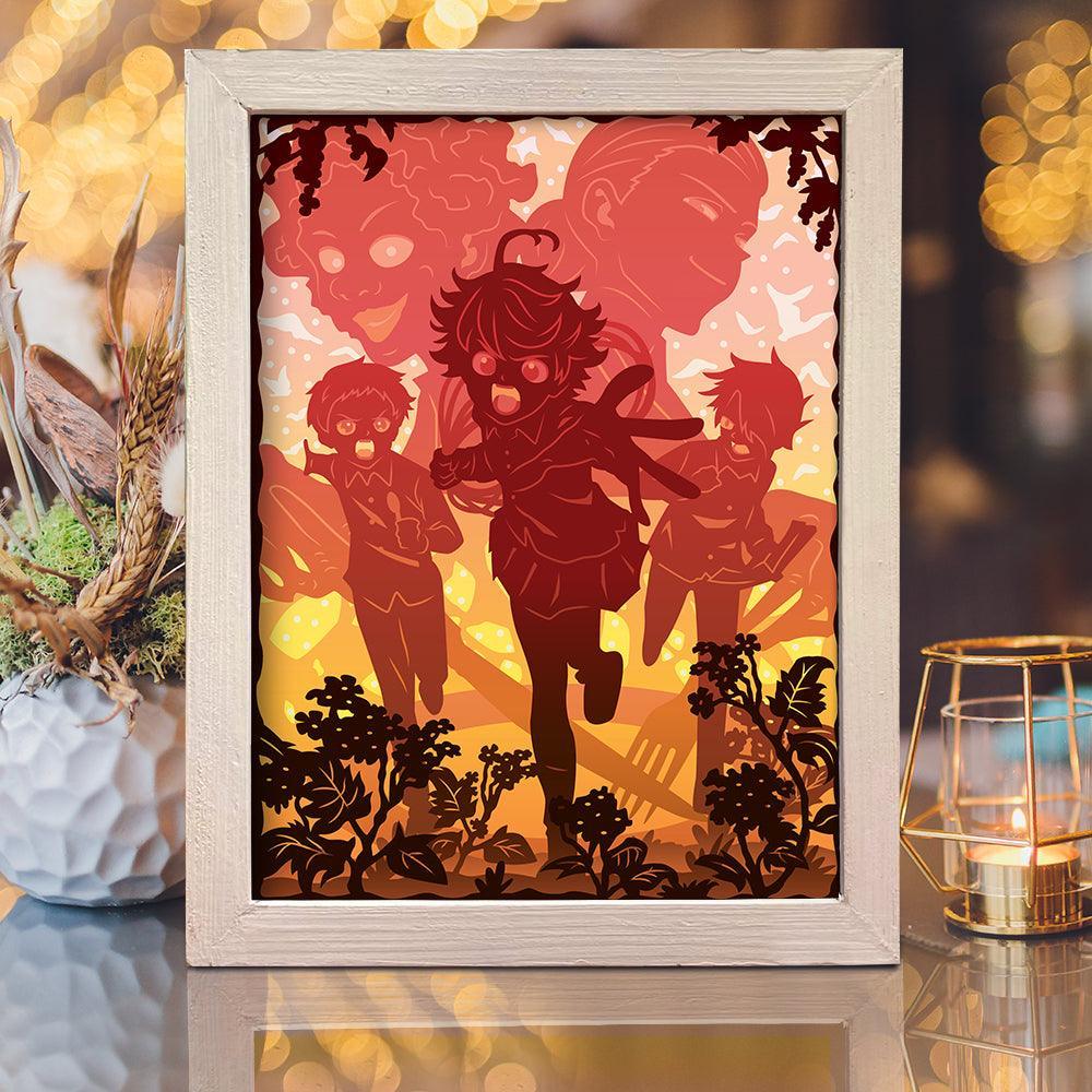 The Promised Neverland - Paper Cut Light Box File - Cricut File - 20x26cm - LightBoxGoodMan - LightboxGoodman