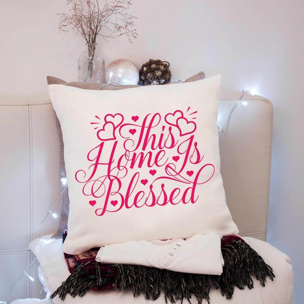 This Home Is Blessed - Cricut File - Svg, Png, Dxf, Eps - LightBoxGoodMan - LightboxGoodman