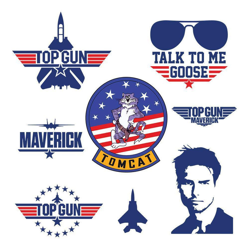 Top Gun - Cricut File - Svg, Png, Dxf, Eps - LightBoxGoodMan - LightboxGoodman
