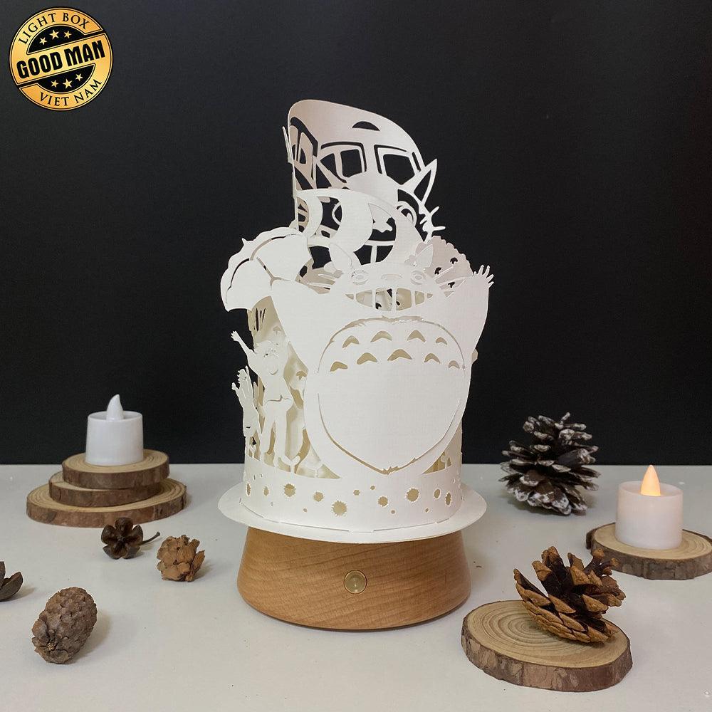 Totoro - 3D Dome Lantern File - Cricut File - LightBoxGoodMan - LightboxGoodman