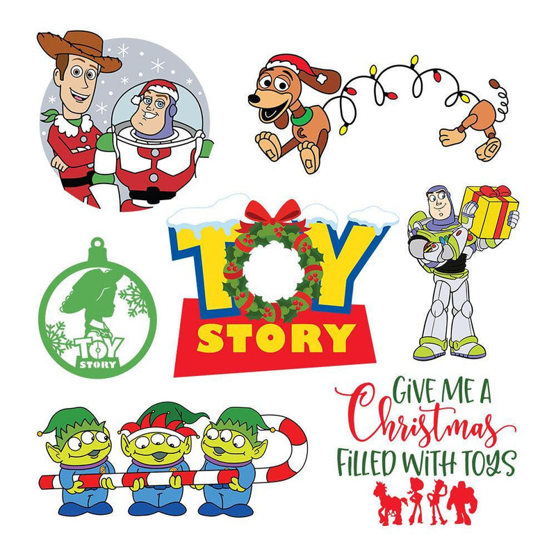 Toy Story Christmas - Cricut File - Svg, Png, Dxf, Eps - LightBoxGoodMan - LightboxGoodman