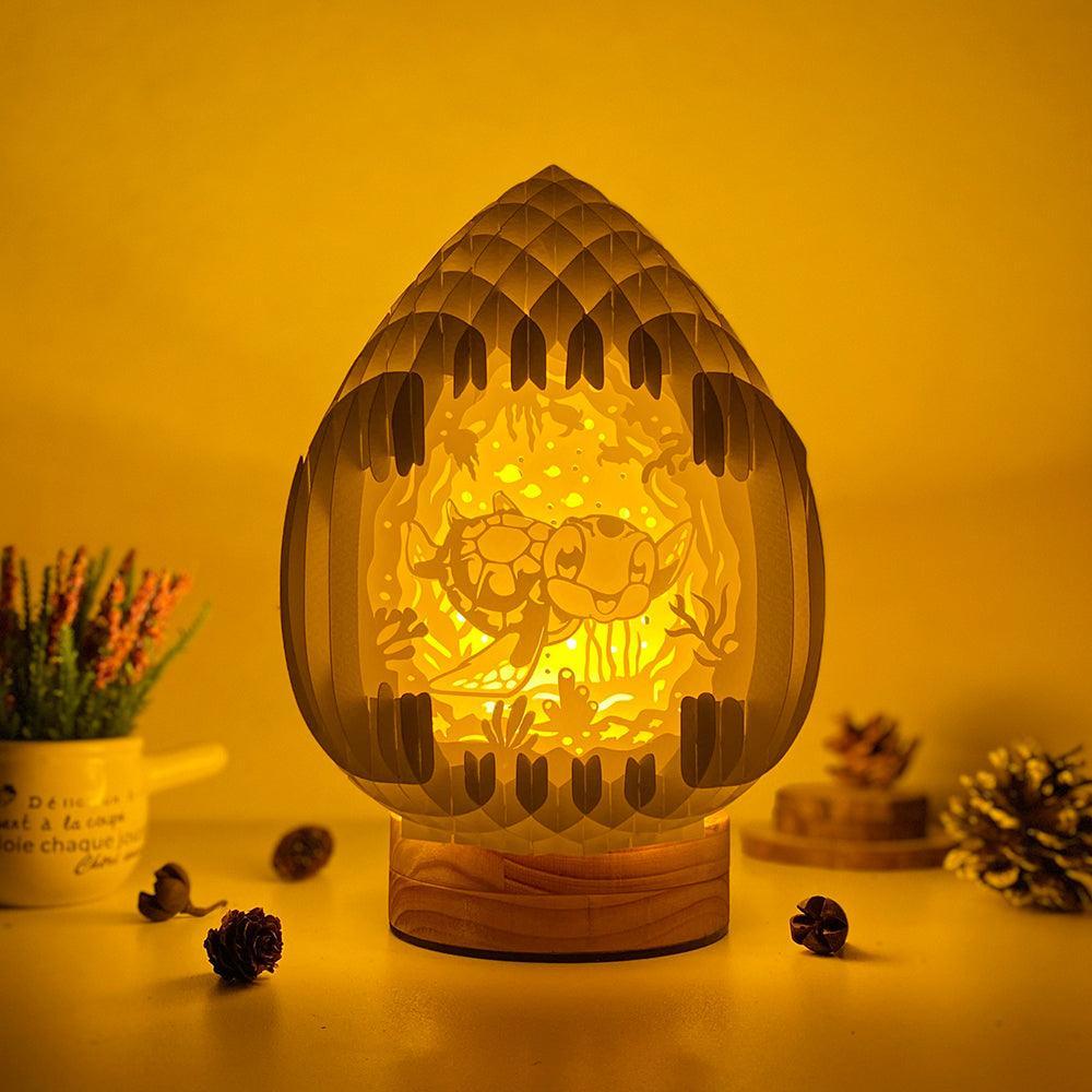 Turtle - 3D Pop-up Light Box Droplet File - Cricut File - LightBoxGoodMan - LightboxGoodman