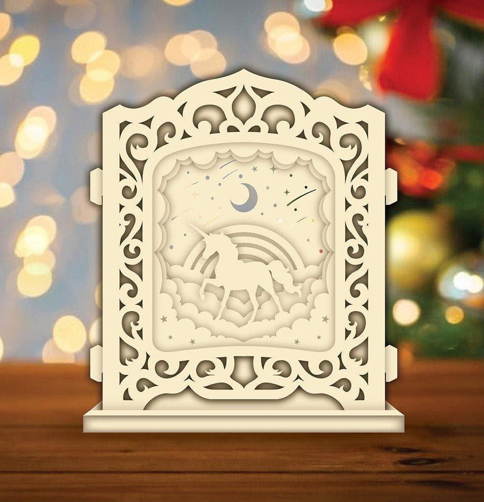 Unicorn 1 - Pop-up Light Box File - Cricut File - LightBoxGoodMan - LightboxGoodman