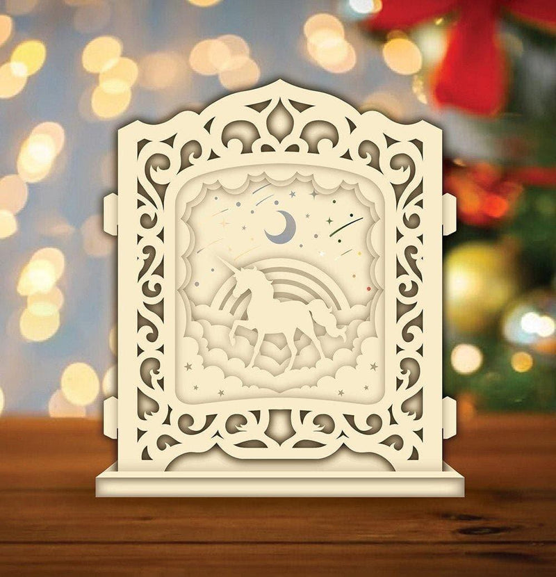 Unicorn 1 - Pop-up Light Box File - Cricut File - LightBoxGoodMan - LightboxGoodman