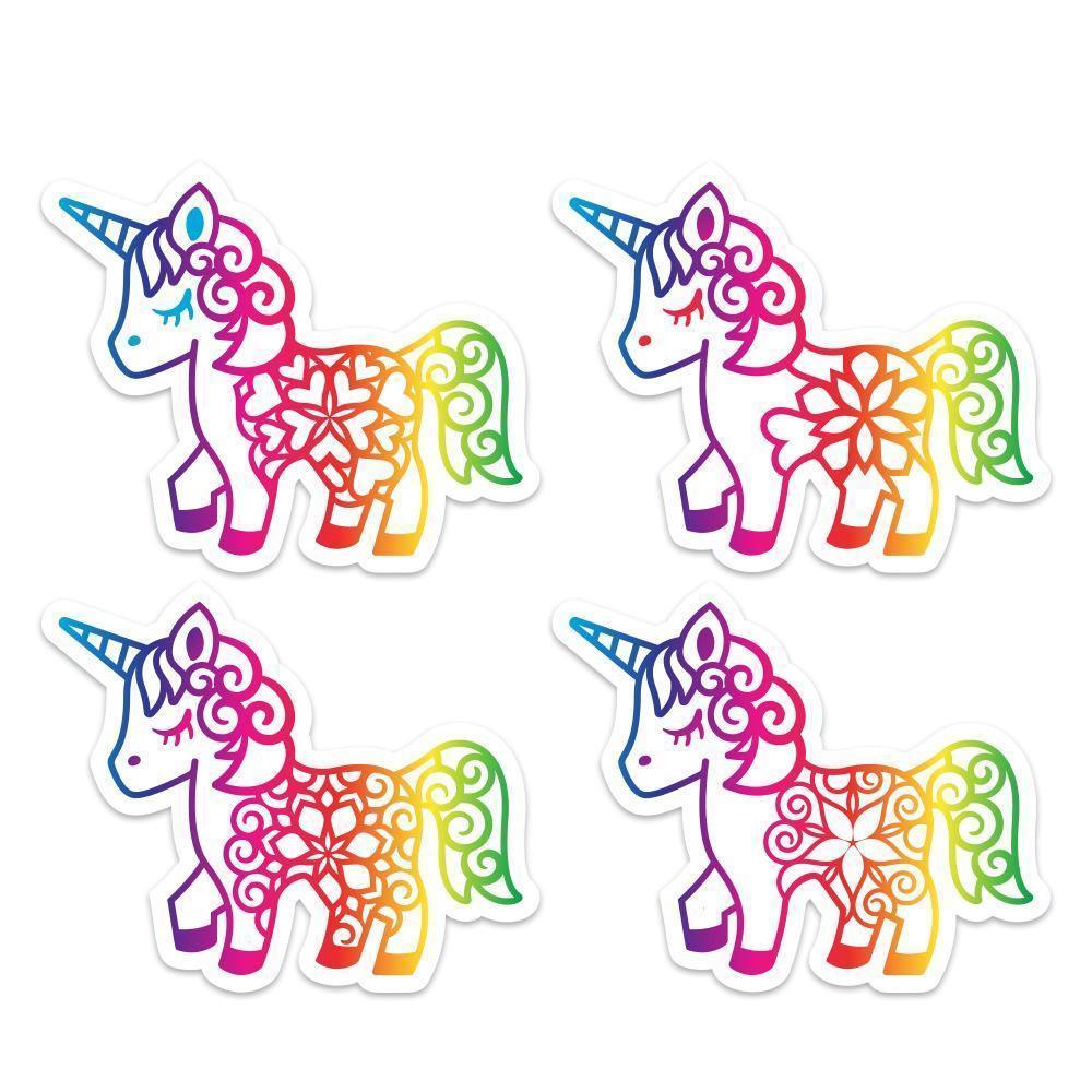 Unicorn Spectrum Stickers - Cricut File - Svg, Png, Dxf, Eps - LightBoxGoodMan - LightboxGoodman
