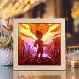 Vegeta - Paper Cut Light Box File - Cricut File - 20x20cm - LightBoxGoodMan - LightboxGoodman