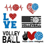 Volleyball - Cricut File - Svg, Png, Dxf, Eps - LightBoxGoodMan - LightboxGoodman