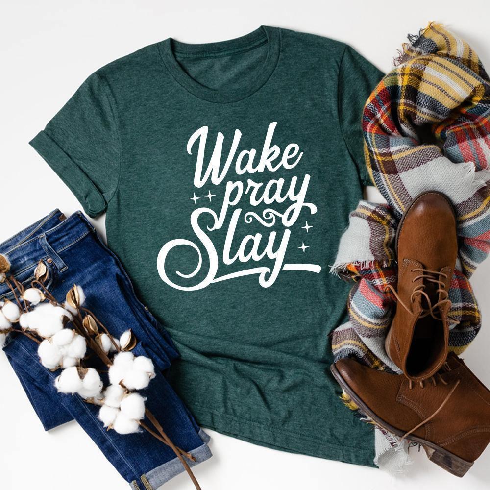 Wake Pray Slay - Cricut File - Svg, Png, Dxf, Eps - LightBoxGoodMan - LightboxGoodman
