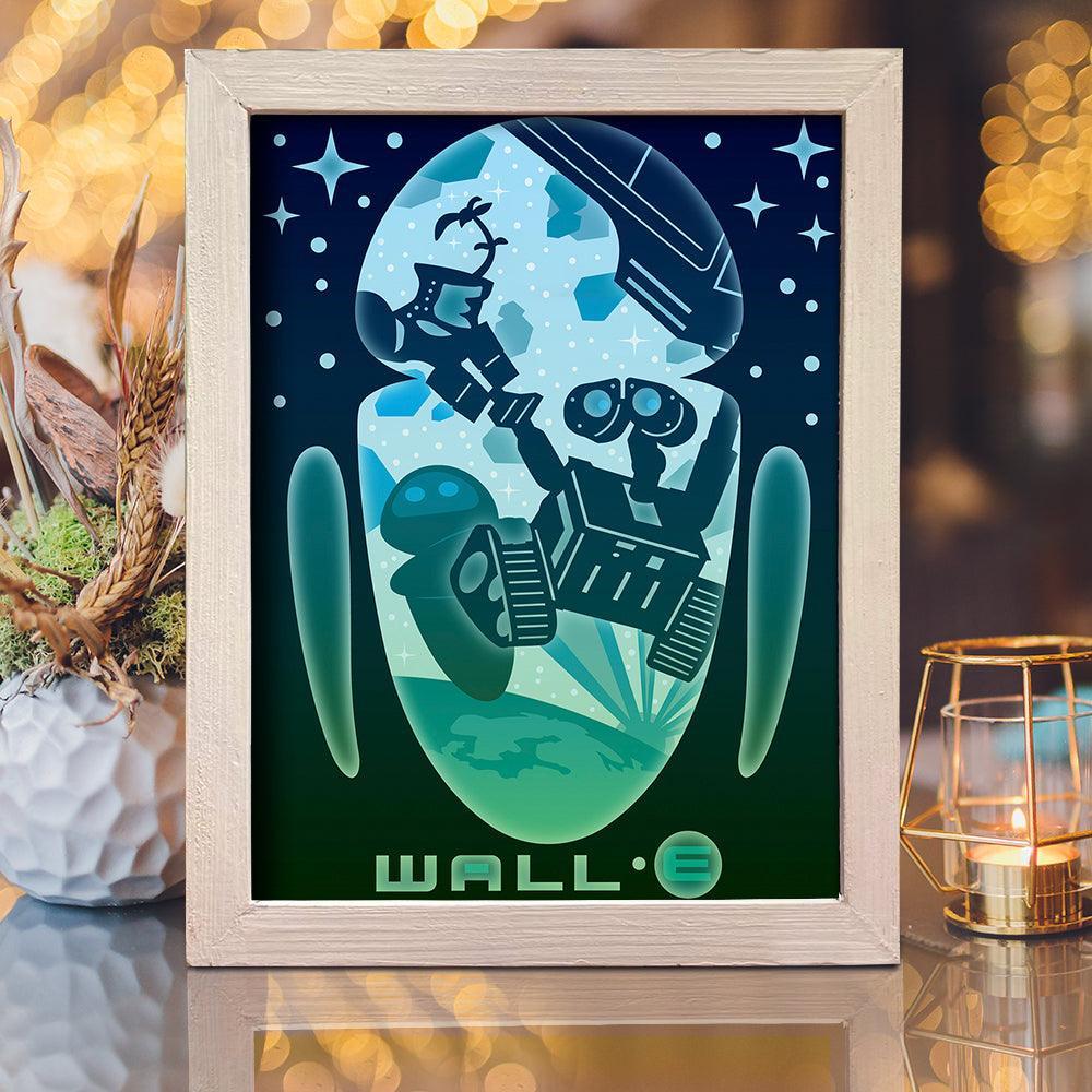 Wall E - Paper Cut Light Box File - Cricut File - 20x26cm - LightBoxGoodMan - LightboxGoodman