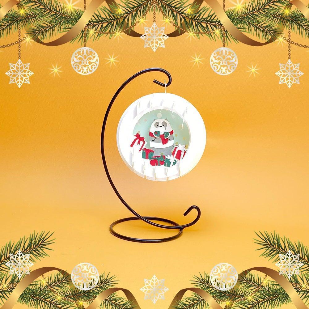 We Bare Bears Panda - 3D Pop-up Light Box Ornament File - Cricut File - LightBoxGoodMan - LightboxGoodman
