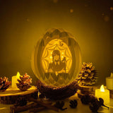 Wednesday Addams - Easter Egg 3D Pop-up File - Cricut File - 5.8x4.8" - LightBoxGoodMan - LightboxGoodman