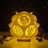 Wednesday Addams - Pentagon 3D Lantern File - Cricut File - LightBoxGoodMan - LightboxGoodman