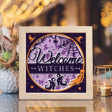 Welcome Halloween 3 - Paper Cut Light Box File - Cricut File - 20x20cm - LightBoxGoodMan - LightboxGoodman