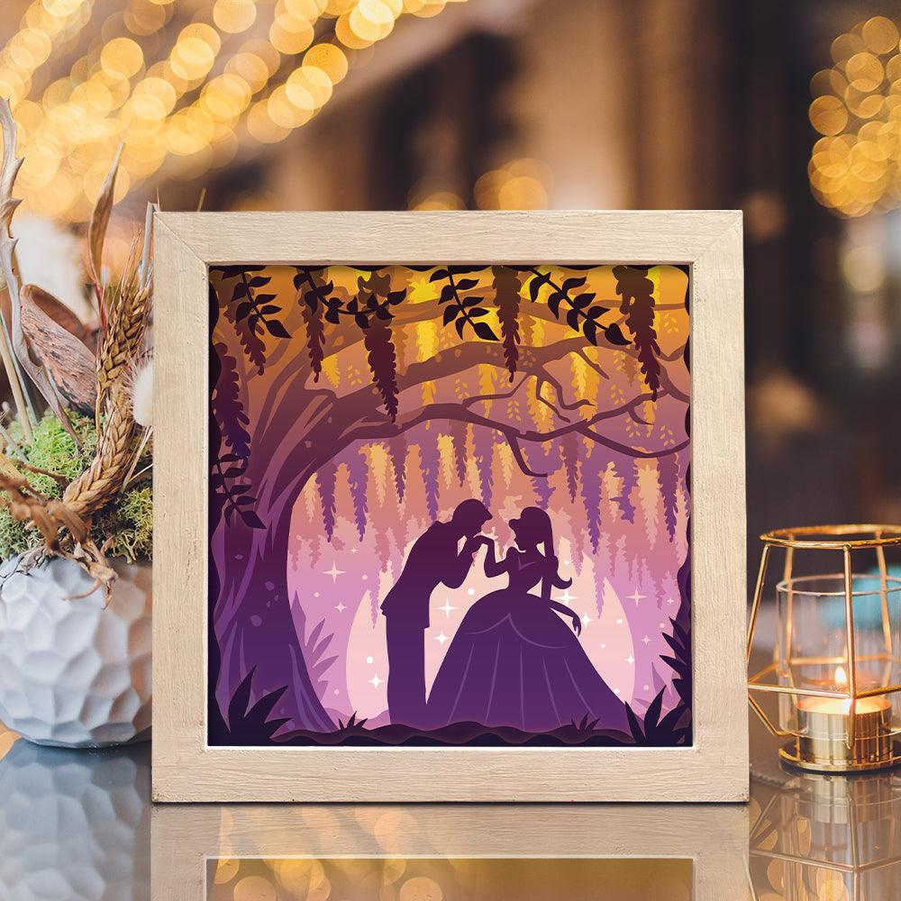 Wisteria – Paper Cut Light Box File - Cricut File - 8x8 Inches - LightBoxGoodMan - LightboxGoodman