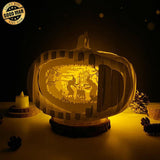 Witch - 3D Pop-up Light Box Pumpkin File - Cricut File - LightBoxGoodMan - LightboxGoodman