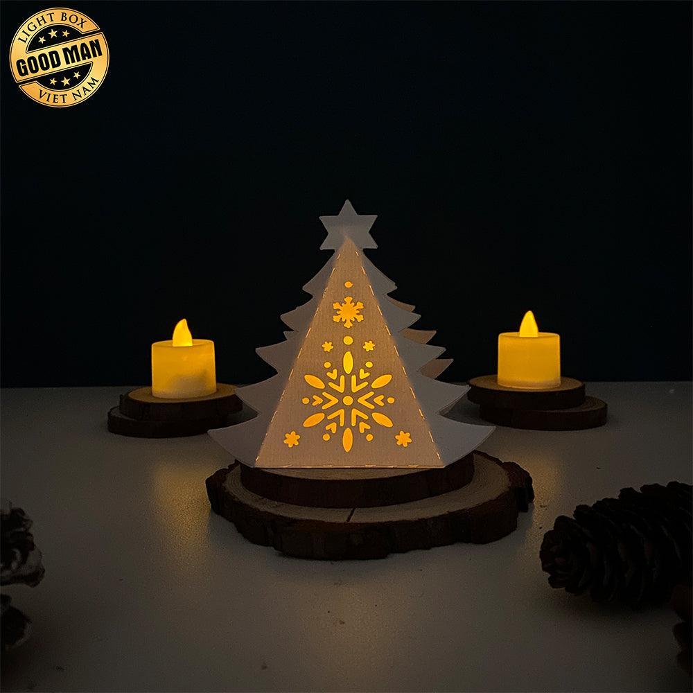 Xmas 2 - Pine Lantern File - Cricut File - LightBoxGoodMan - LightboxGoodman