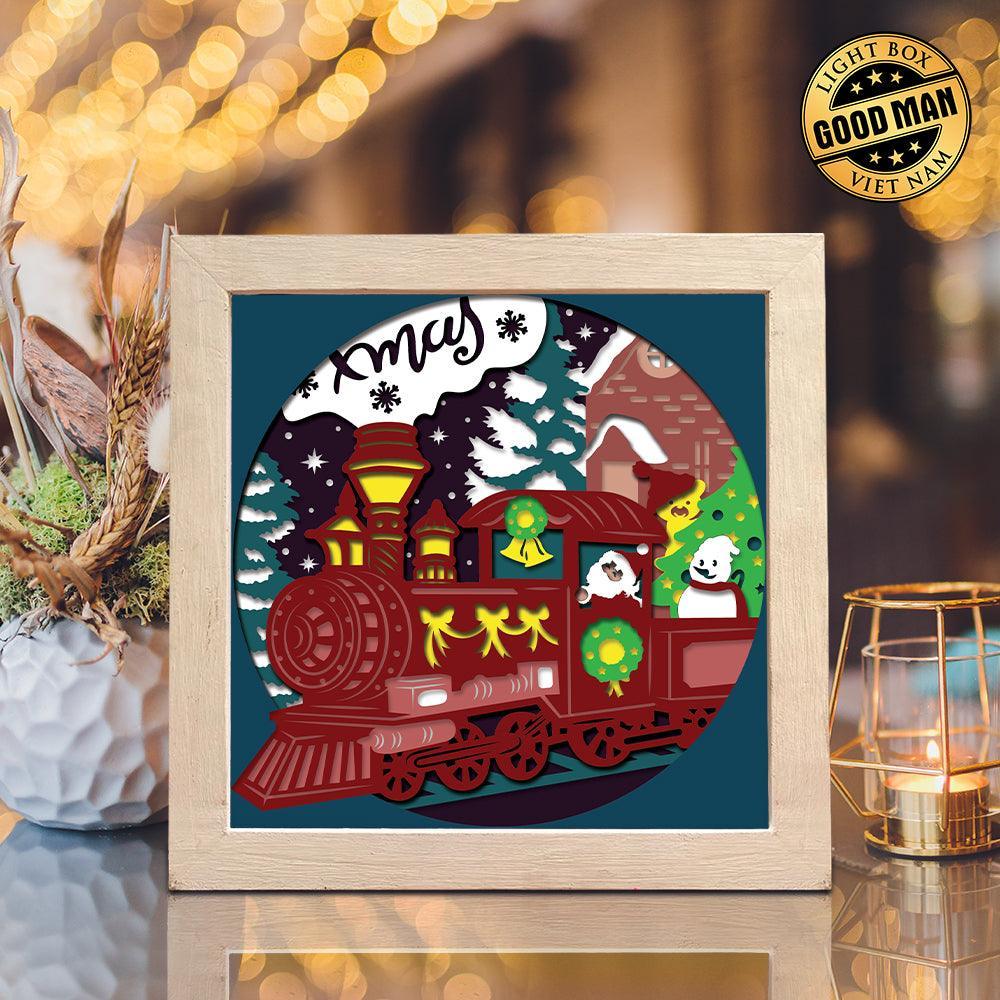 Xmas 25 – Paper Cut Light Box File - Cricut File - 20x20cm - LightBoxGoodMan - LightboxGoodman