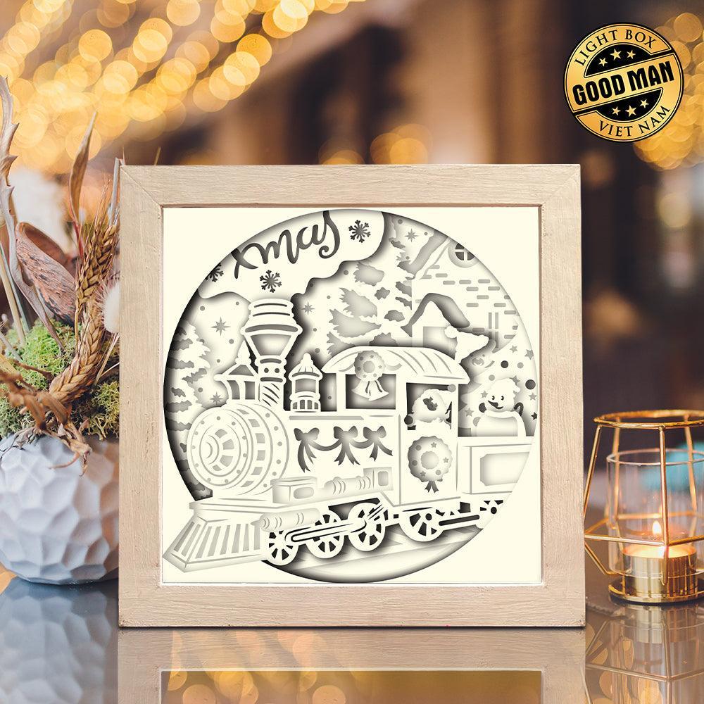 Xmas 25 – Paper Cut Light Box File - Cricut File - 20x20cm - LightBoxGoodMan - LightboxGoodman