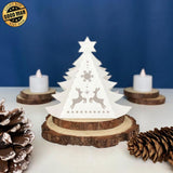 Xmas 3 - Pine Lantern File - Cricut File - LightBoxGoodMan - LightboxGoodman