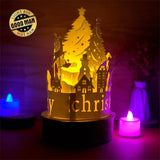 Xmas 4 - 3D Dome Lantern File - Cricut File - LightBoxGoodMan - LightboxGoodman