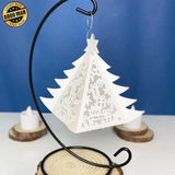 Xmas 4 - Pine Lantern File - Cricut File - LightBoxGoodMan - LightboxGoodman