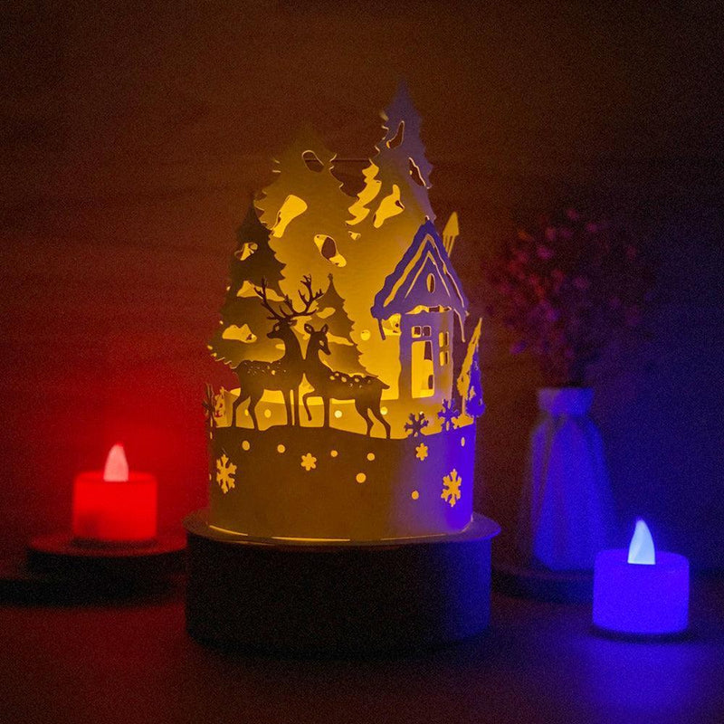 Xmas 5 - 3D Dome Lantern File - Cricut File - LightBoxGoodMan - LightboxGoodman