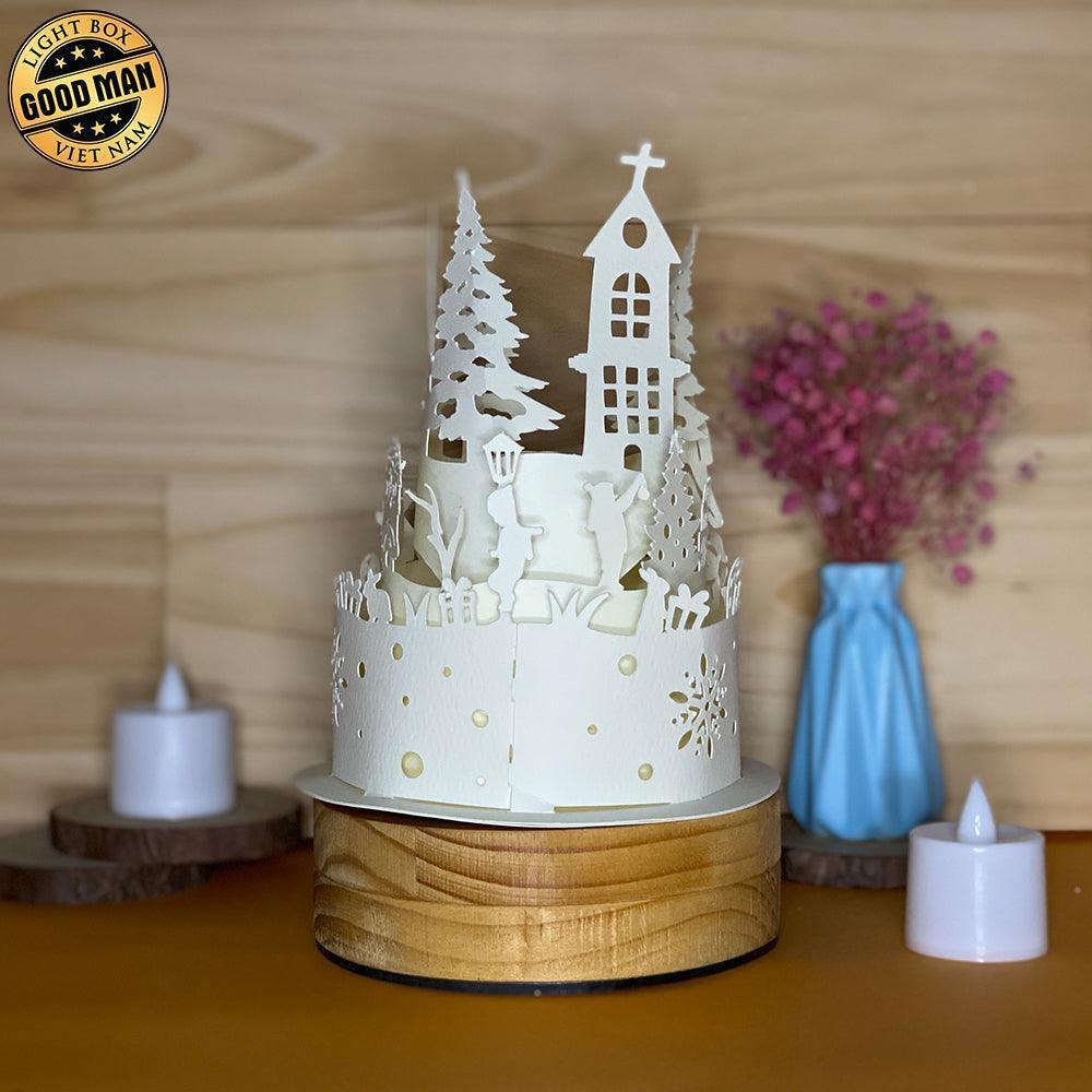 Xmas 7 - 3D Dome Lantern File - Cricut File - LightBoxGoodMan - LightboxGoodman