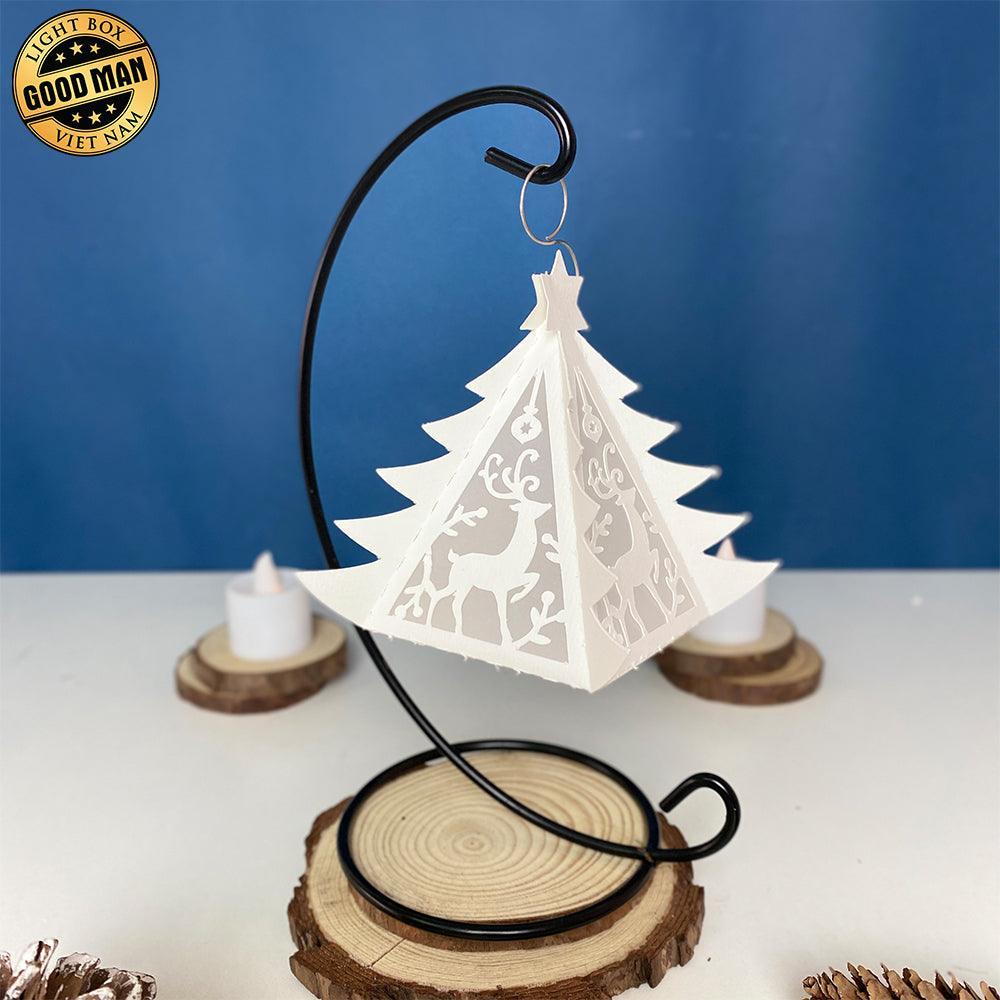 Xmas 7 - Pine Lantern File - Cricut File - LightBoxGoodMan - LightboxGoodman