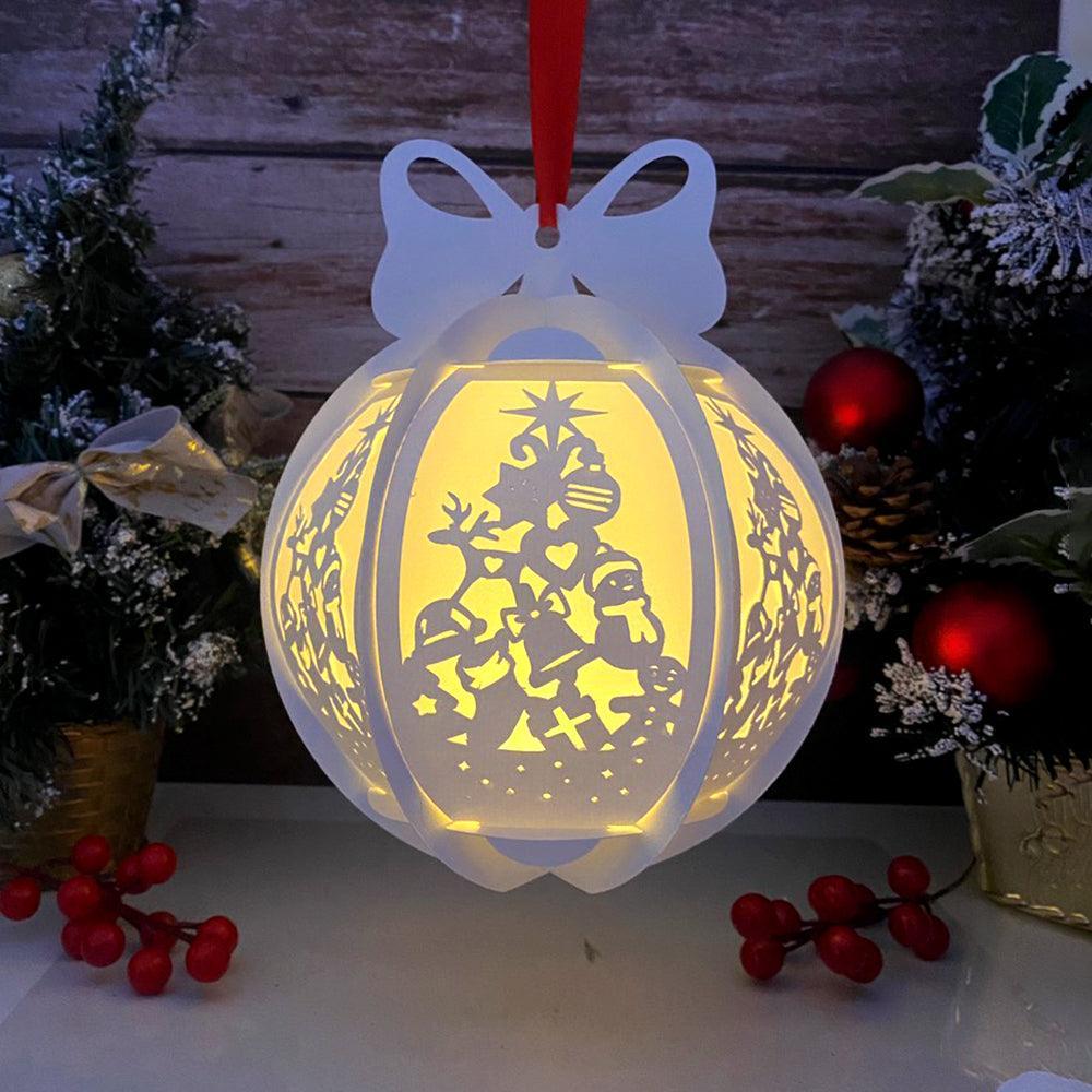 Xmas - Globe Lantern File - Cricut File - LightBoxGoodMan - LightboxGoodman