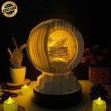 Xmas Truck - 3D Pop-up Light Box Globe File - Cricut File - LightBoxGoodMan - LightboxGoodman