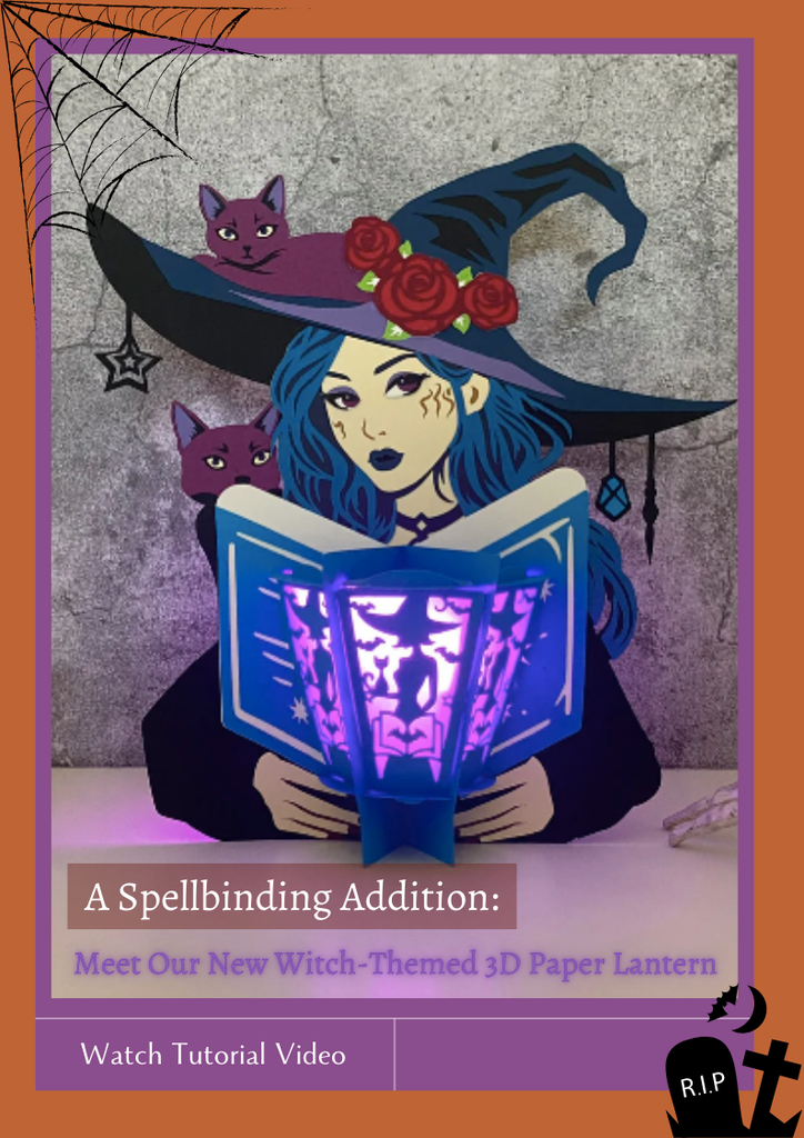 A Spellbinding Addition: Meet Our New Witch-Themed 3D Paper Lantern - LightboxGoodman