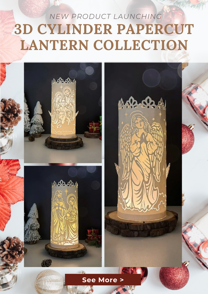 NEW PRODUCT LAUNCHING: 3D Cylinder Papercut Lantern Collection - LightboxGoodman