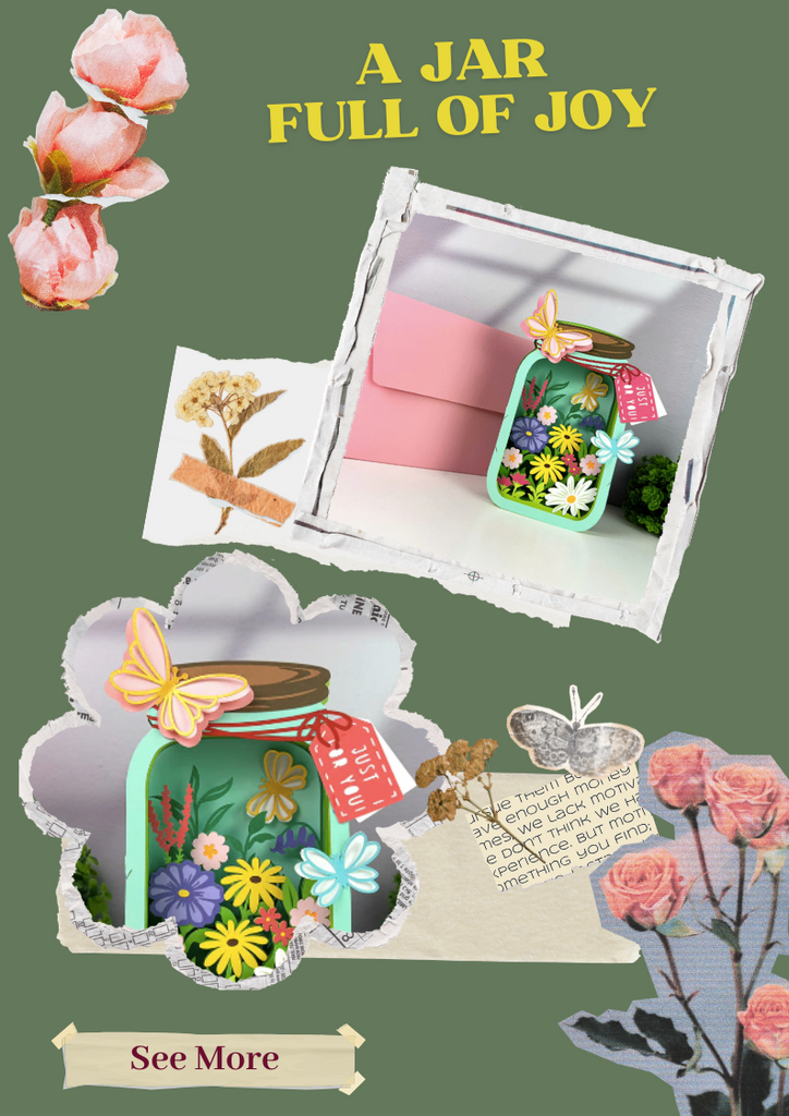 A Jar Full of Joy: Meet the 3D Custom Pop-Up Mason Jar Card - LightboxGoodman