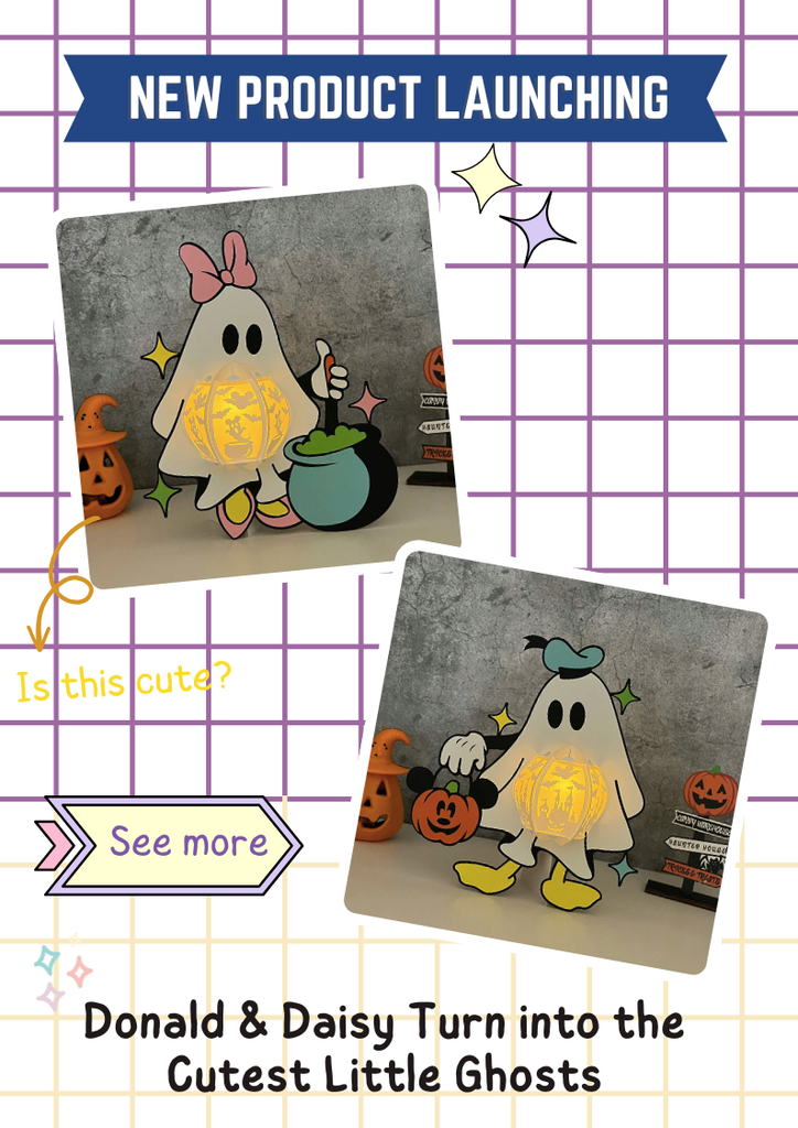 Spooky Sweetness! Donald & Daisy Turn into the Cutest Little Ghosts - LightboxGoodman