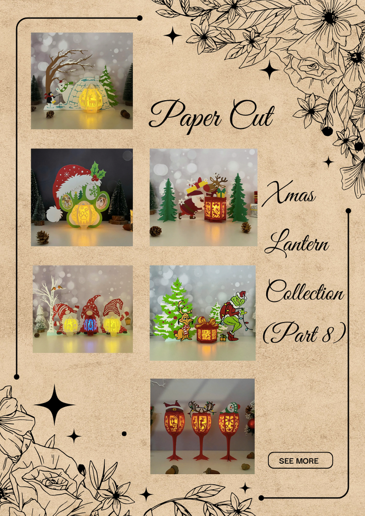 NEW PRODUCT LAUNCHING: Paper Cut Xmas Lantern Collection (Part 8) - LightboxGoodman