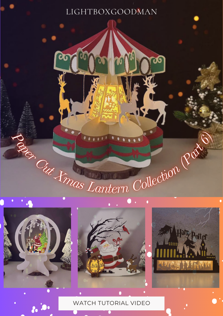 NEW PRODUCT LAUNCHING: Paper Cut Xmas Lantern Collection (Part 6) - LightboxGoodman