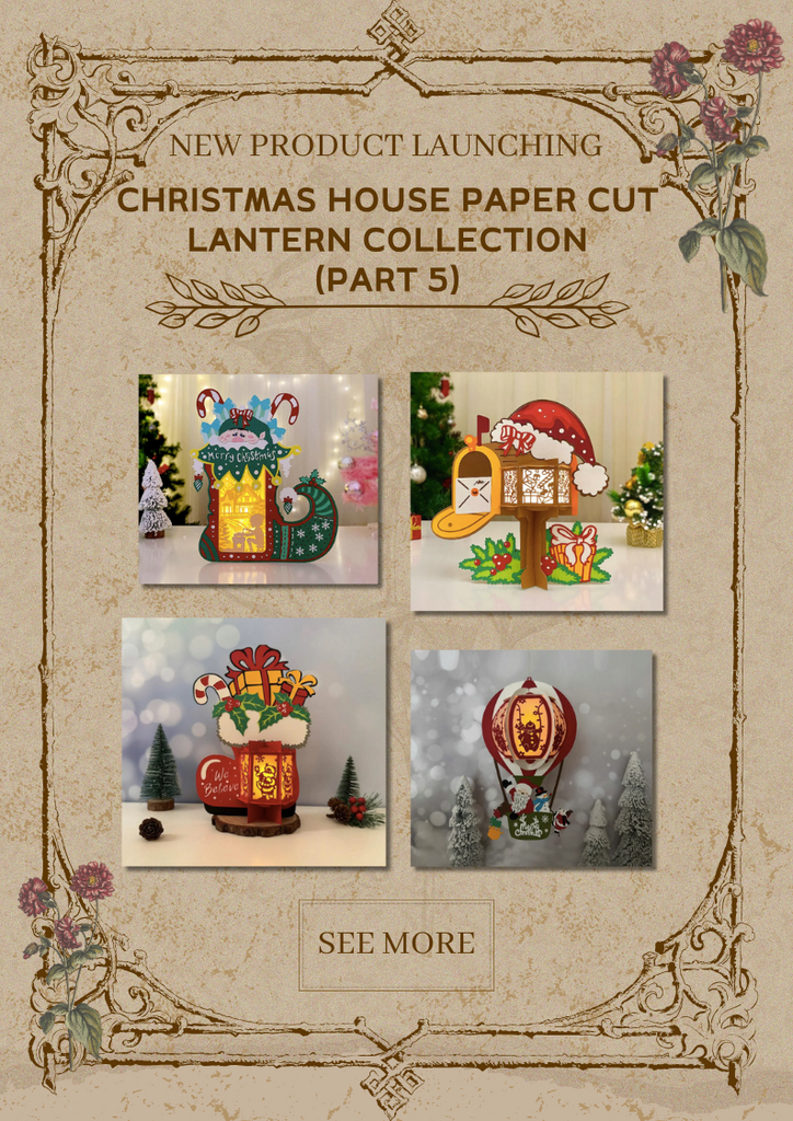 NEW PRODUCT LAUNCHING: Paper Cut Xmas Lantern Collection (Part 5) - LightboxGoodman