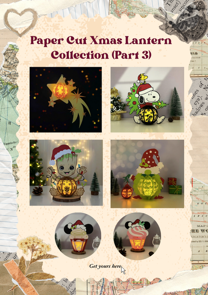 NEW PRODUCT LAUNCHING: Paper Cut Xmas Lantern Collection (Part 3) - LightboxGoodman