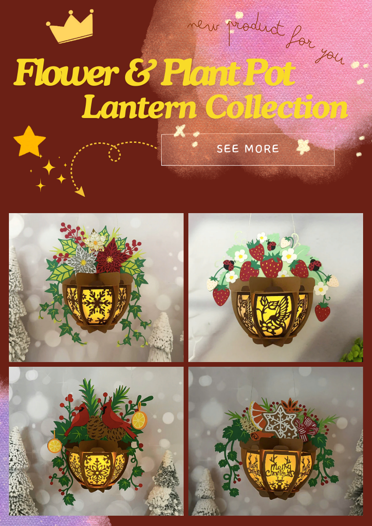 NEW PRODUCT LAUNCHING: Flower & Plant Pot Lantern Collection - LightboxGoodman