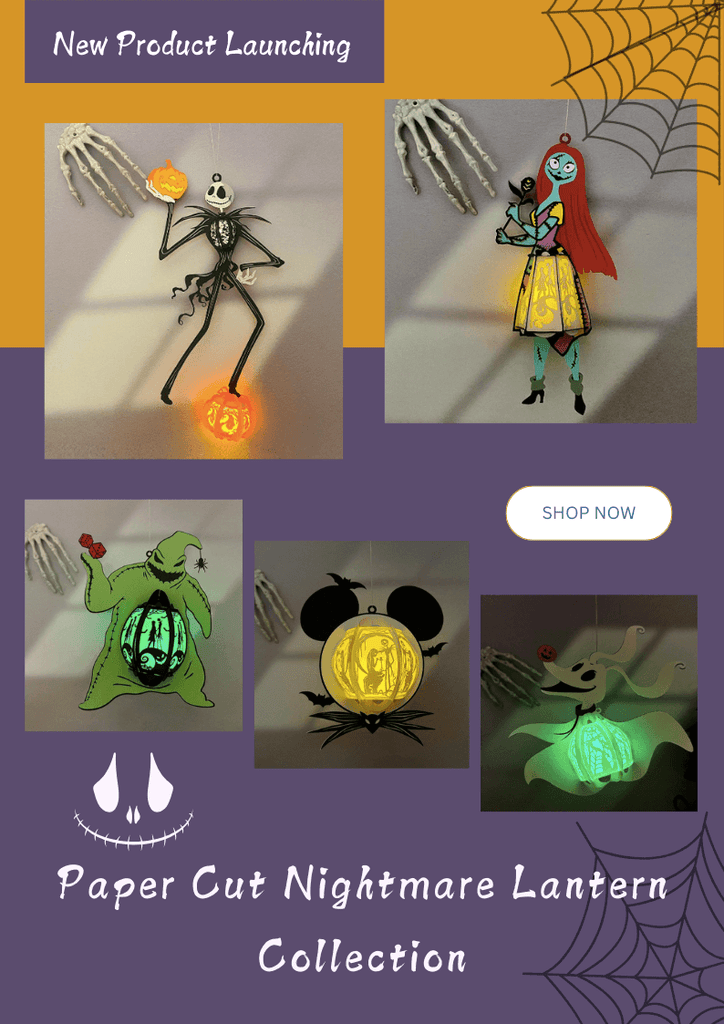 NEW PRODUCT LAUNCHING: Paper Cut Nightmare Lantern Collection - LightboxGoodman