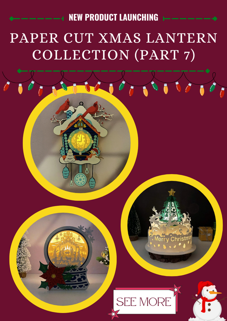 NEW PRODUCT LAUNCHING: Paper Cut Xmas Lantern Collection (Part 7) - LightboxGoodman