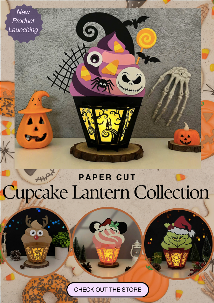 NEW PRODUCT LAUNCHING: Paper Cut Cupcake Lantern Collection - LightboxGoodman