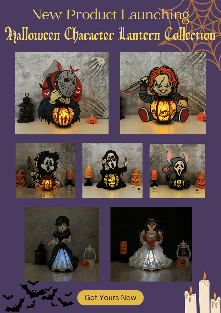 NEW PRODUCT LAUNCHING: Paper Cut Halloween Character Lantern Collection - LightboxGoodman