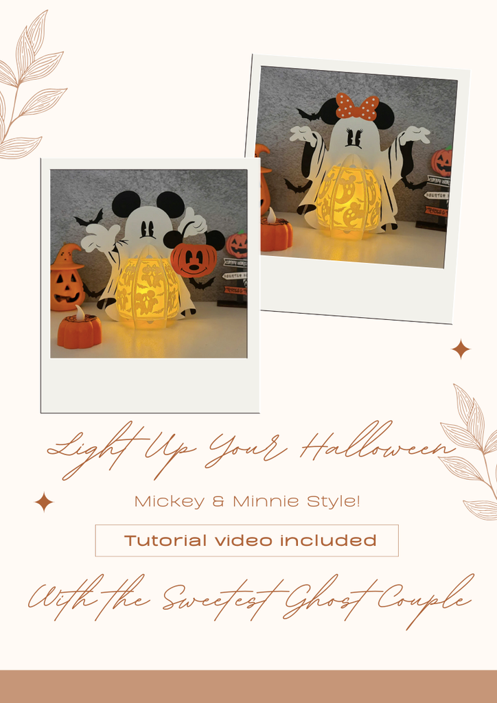 Light Up Your Halloween With the Sweetest Ghost Couple — Mickey & Minnie Style! - LightboxGoodman