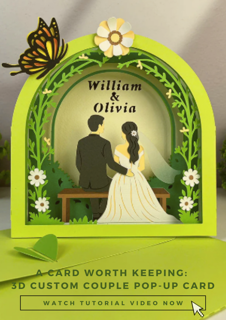 A Card Worth Keeping: Introducing Our 3D Custom Couple Pop-Up Card - LightboxGoodman